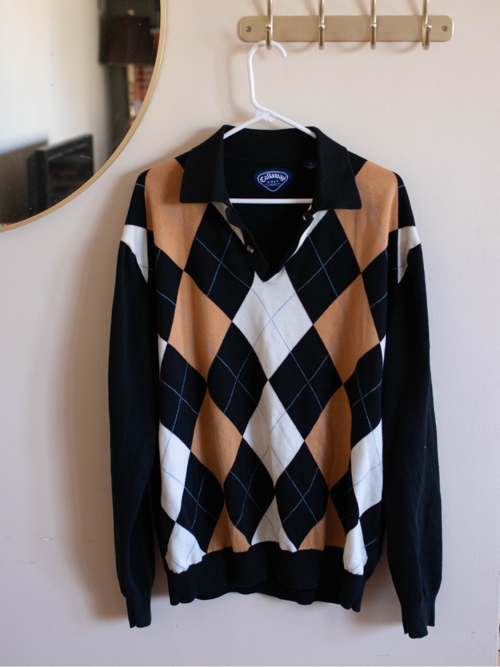 Callaway Argyle Goof Sweater